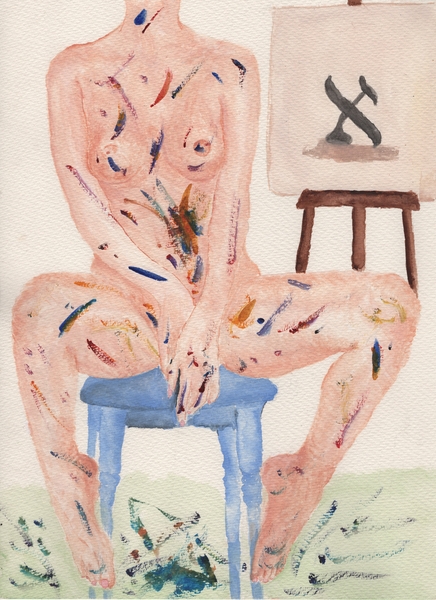 Title: The Paths of Eroticism
Date: 2025-08-24
Series: watercolor
Description: This painting belongs to the writings collected under The Paths of Eroticism.