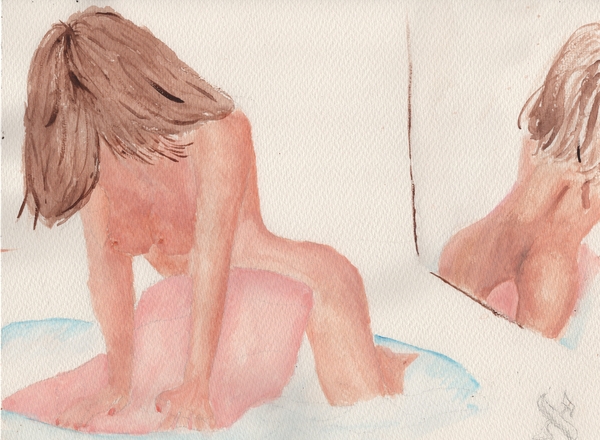 Title: The Paths of Eroticism
Date: 2025-08-19
Series: watercolor
Description: This painting belongs to the writings collected under The Paths of Eroticism.
